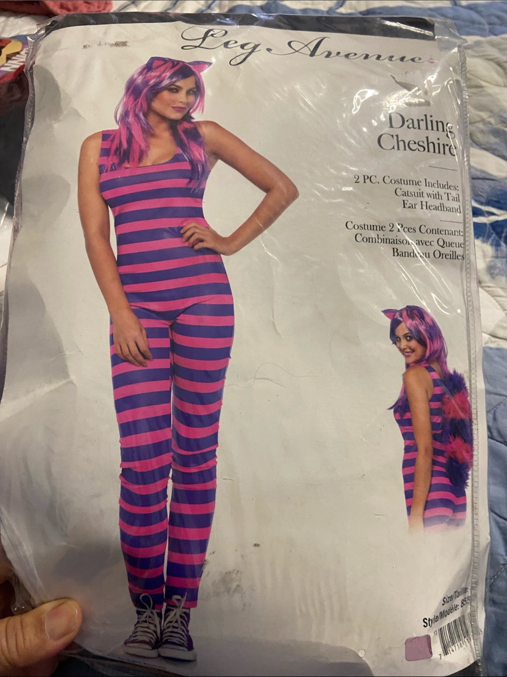 LEG AVENUE Dress-Up DARLING CHESHIRE Halloween Costume